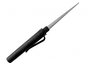 diamond sharpening rod for pocket knife sharpening black holder and diamond rod