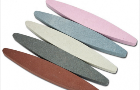 Oval Boat Shape Mini Whetstone HW2102 For Kitchen Knife Sharpening